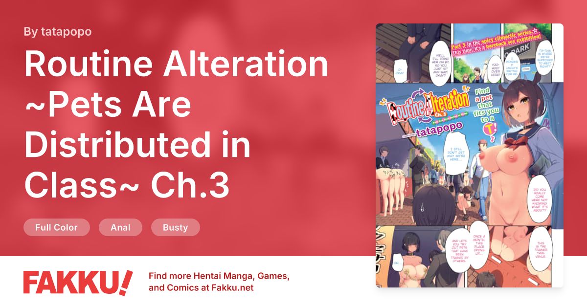 Routine Alteration ~Pets Are Distributed in Class~ Ch.3 Hentai by tatapopo - FAKKU