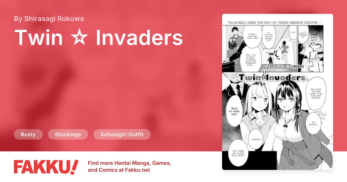 Twin ☆ Invaders Hentai by Shirasagi Rokuwa - FAKKU