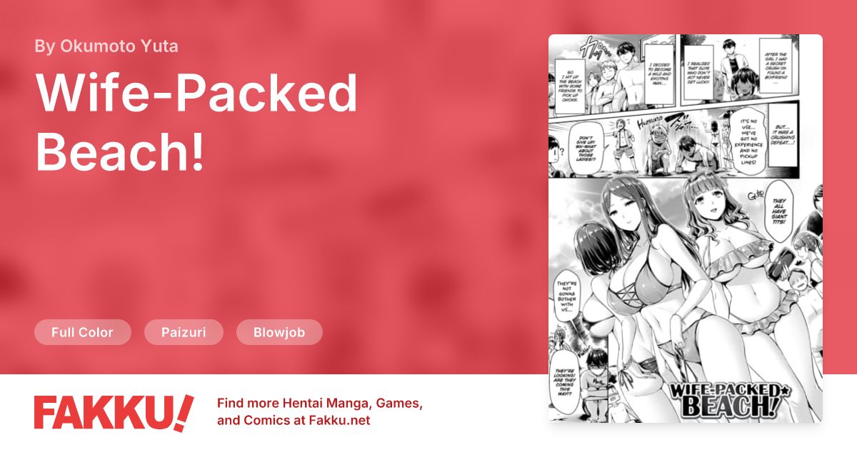 Wife-Packed Beach! Hentai by Okumoto Yuta - FAKKU
