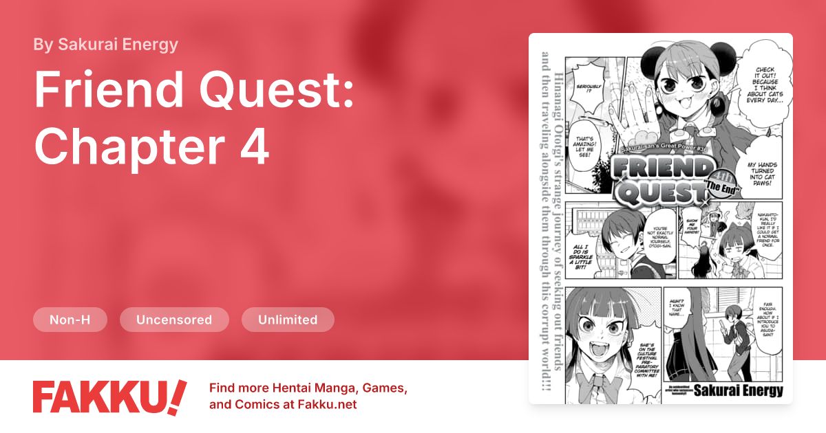 Friend Quest: Chapter 4 Hentai by Sakurai Energy - FAKKU