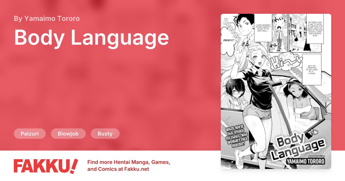 Body Language Hentai by Yamaimo Tororo - FAKKU