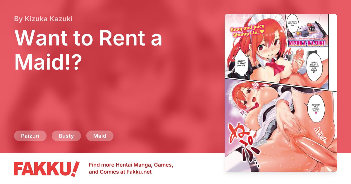 Want to Rent a Maid!? Hentai by Kizuka Kazuki - FAKKU