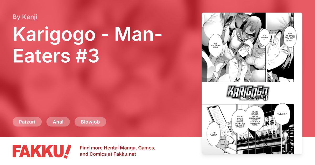 Karigogo - Man-Eaters #3 Hentai by Kenji - FAKKU