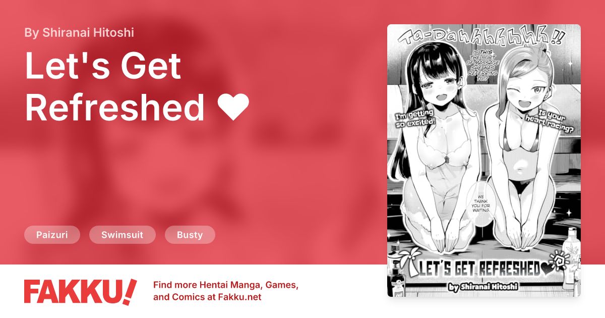 Let's Get Refreshed ❤ Hentai by Shiranai Hitoshi - FAKKU