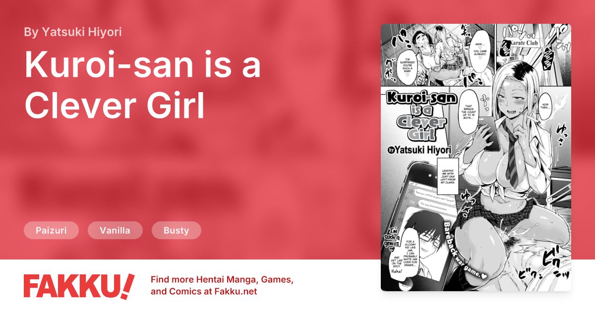Kuroi-san is a Clever Girl Hentai by Yatsuki Hiyori - FAKKU