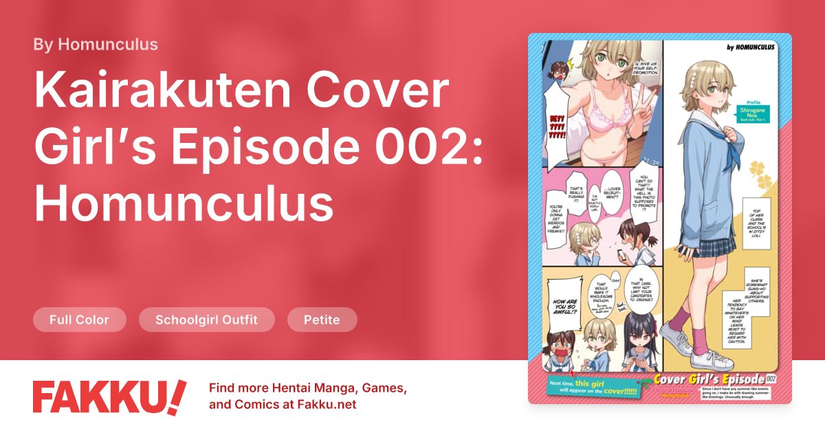 Kairakuten Cover Girl’s Episode 002: Homunculus Hentai by Homunculus - FAKKU