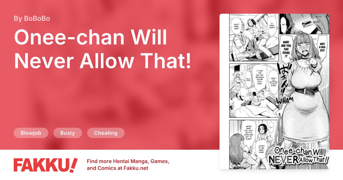 Onee-chan Will Never Allow That! Hentai by BoBoBo - FAKKU