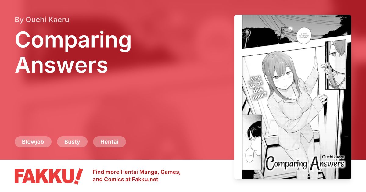 Comparing Answers Hentai by Ouchi Kaeru - FAKKU