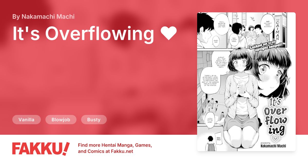 It's Overflowing ❤ Hentai by Nakamachi Machi - FAKKU