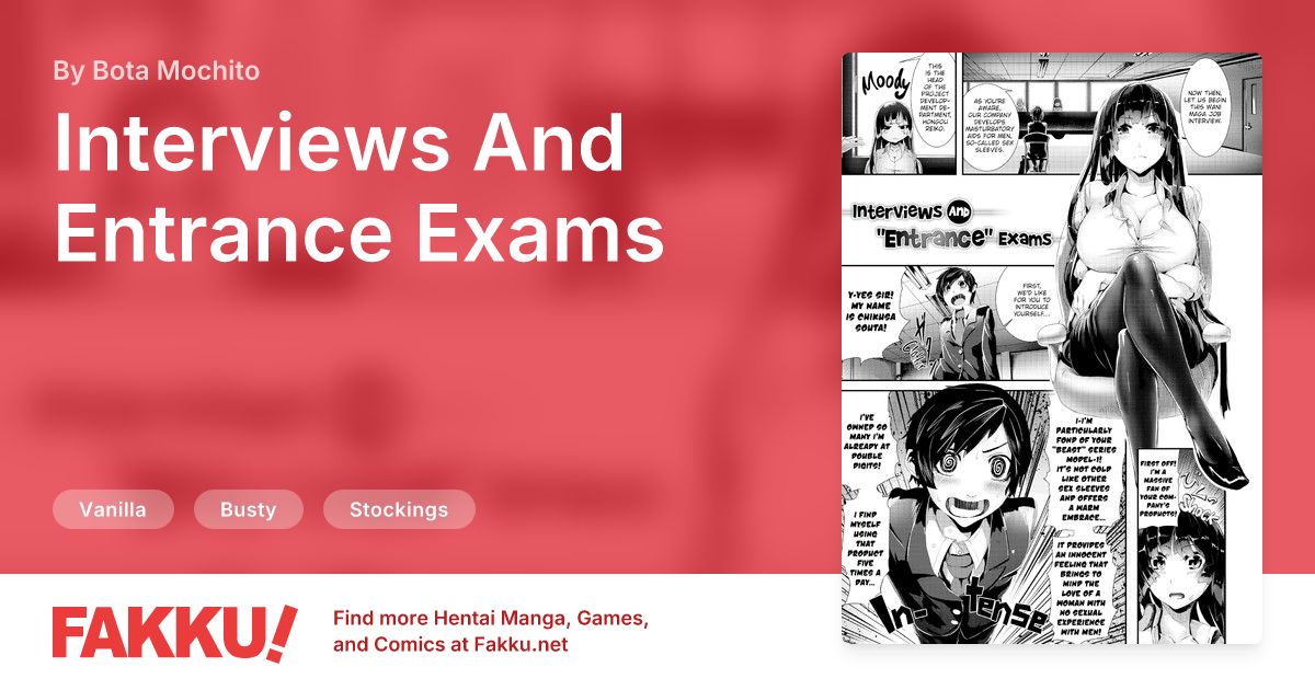 Interviews And Entrance Exams Hentai by Bota Mochito - FAKKU