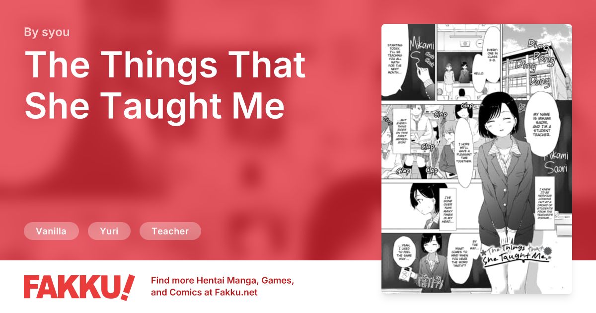 The Things That She Taught Me Hentai by syou - FAKKU