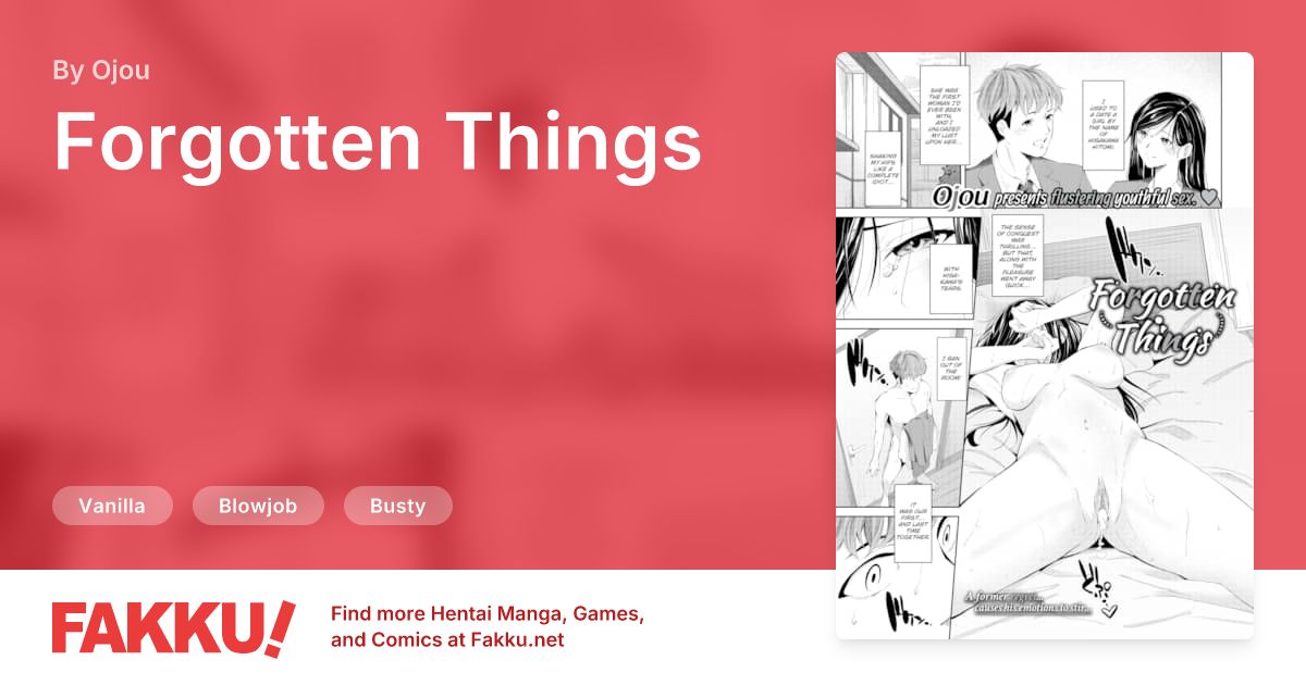 Forgotten Things Hentai by Ojou - FAKKU