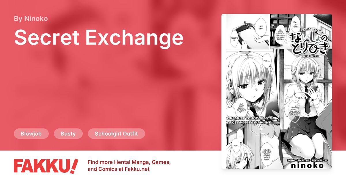 Secret Exchange Hentai by Ninoko - FAKKU
