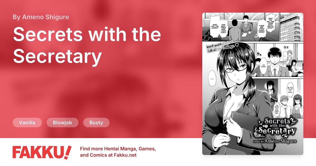 Secrets with the Secretary Hentai by Ameno Shigure - FAKKU