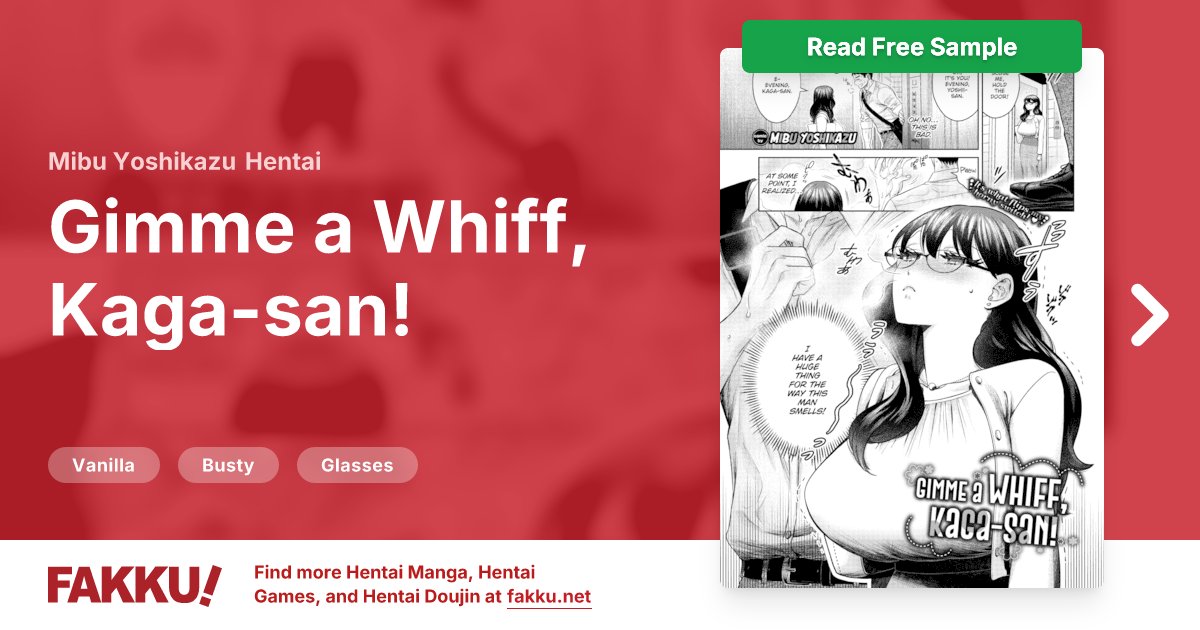  Gimme a Whiff, Kaga-san! Hentai by Mibu Yoshikazu - FAKKU