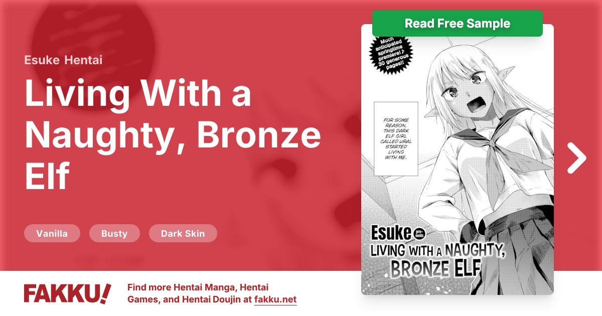  Living With a Naughty, Bronze Elf Hentai by Esuke - FAKKU