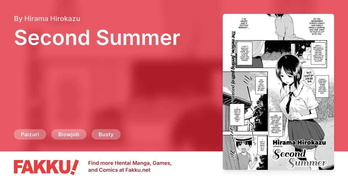 Second Summer Hentai by Hirama Hirokazu - FAKKU