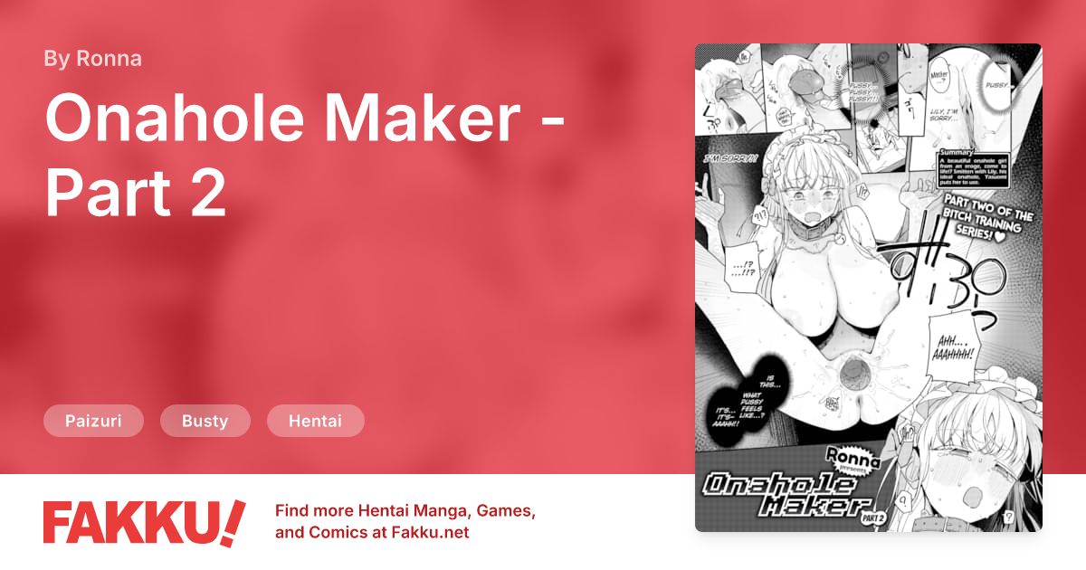 Onahole Maker - Part 2 Hentai by Ronna - FAKKU