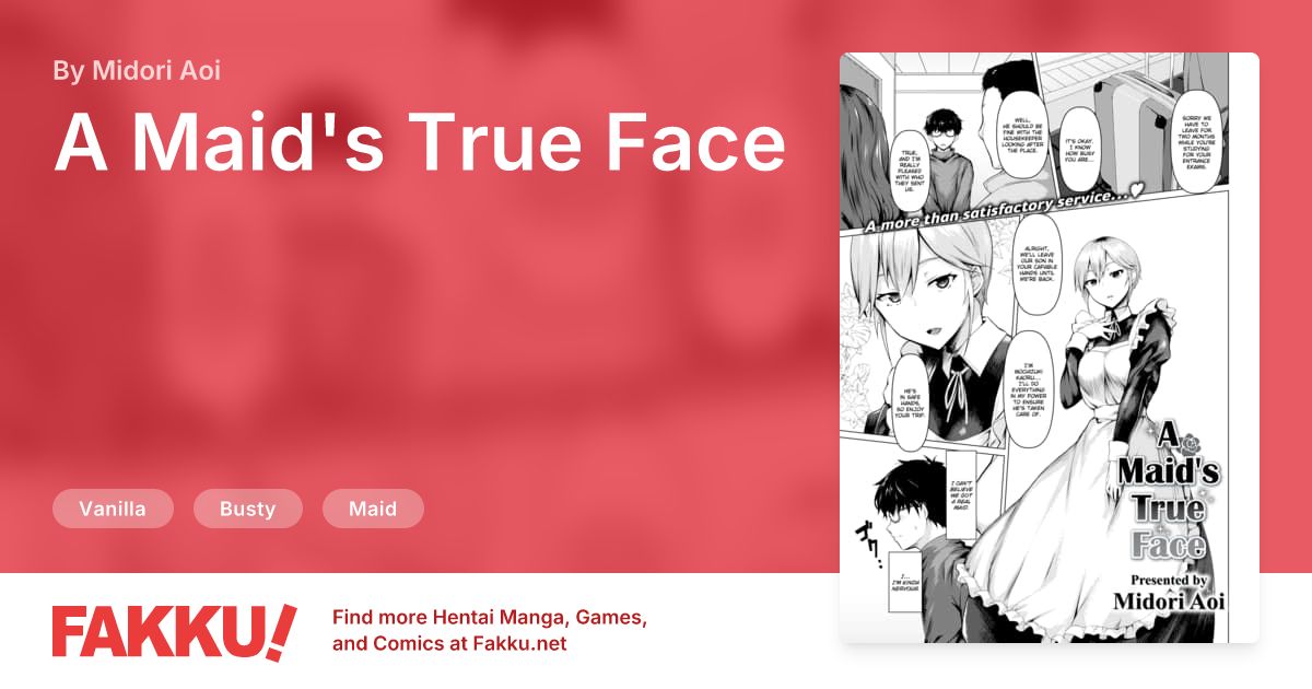  A Maid's True Face Hentai by Midori Aoi - FAKKU