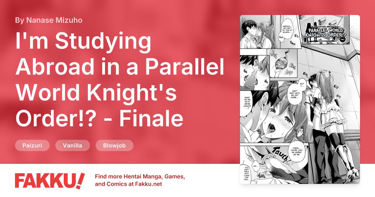 I'm Studying Abroad in a Parallel World Knight's Order!? - Finale Hentai by Nanase Mizuho - FAKKU