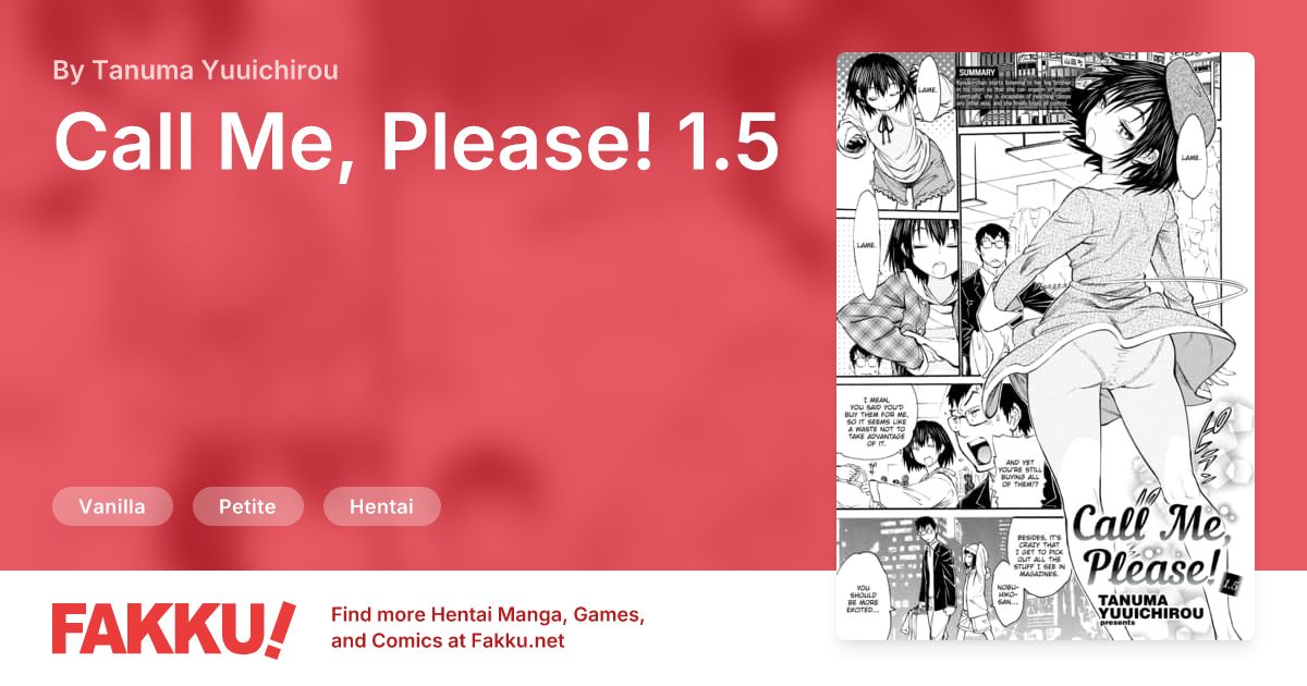 Call Me, Please! 1.5 Hentai by Tanuma Yuuichirou - FAKKU
