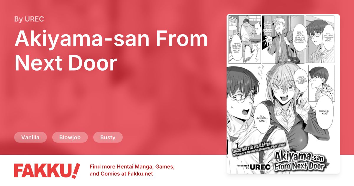 Akiyama-san From Next Door Hentai by UREC - FAKKU