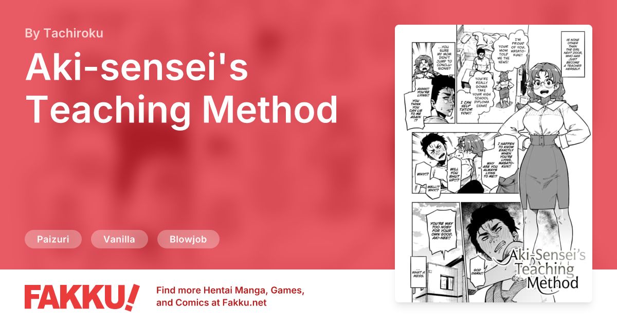 Aki-sensei's Teaching Method Hentai by Tachiroku - FAKKU