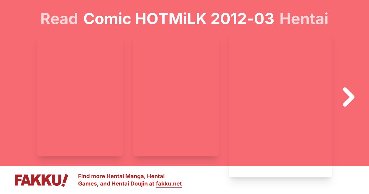 Comic HOTMiLK 2012-03 Hentai - FAKKU