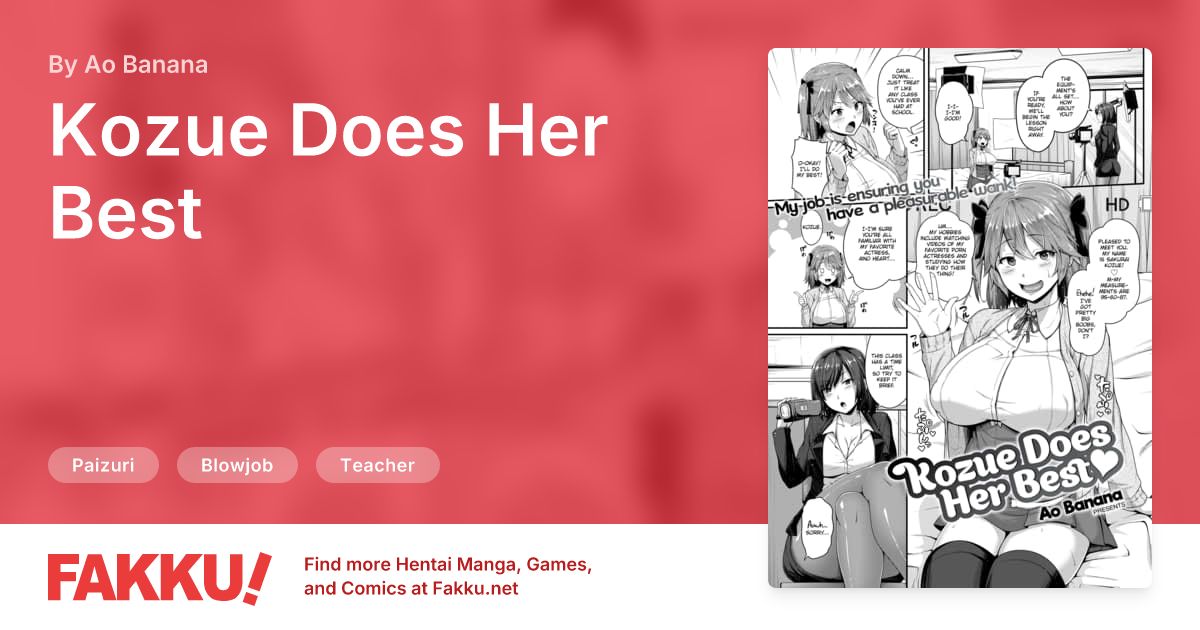 Kozue Does Her Best ❤︎ Hentai by Ao Banana - FAKKU