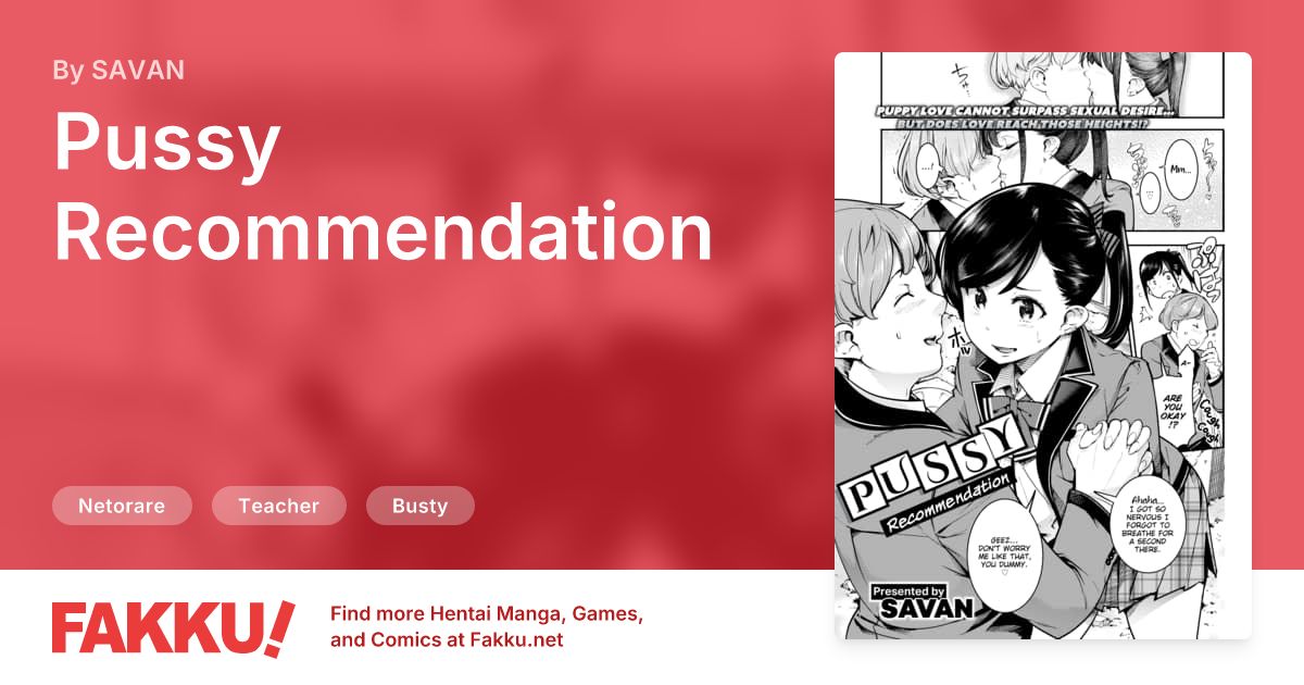 Pussy Recommendation Hentai by SAVAN - FAKKU