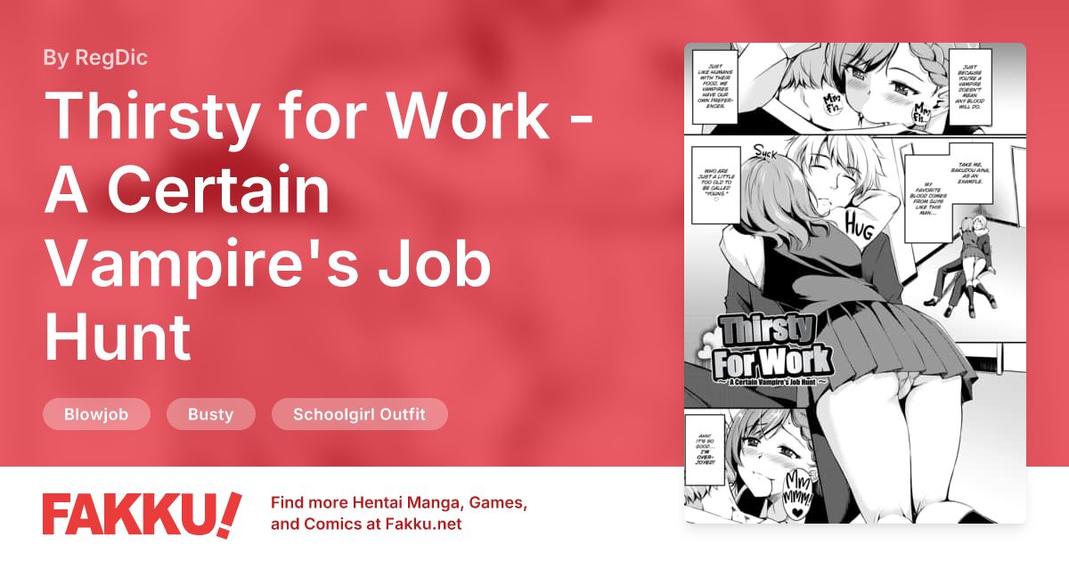 Thirsty for Work - A Certain Vampire's Job Hunt Hentai by RegDic - FAKKU