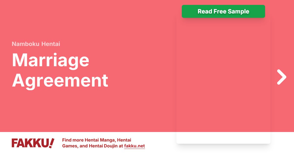  Marriage Agreement Hentai by Namboku - FAKKU