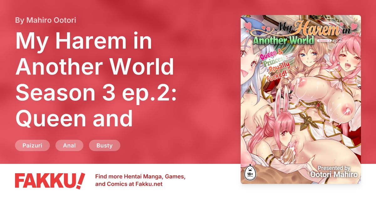 My Harem in Another World Season 3 ep.2: Queen and Princess - Royally Fucked! Hentai by Mahiro Ootori - FAKKU