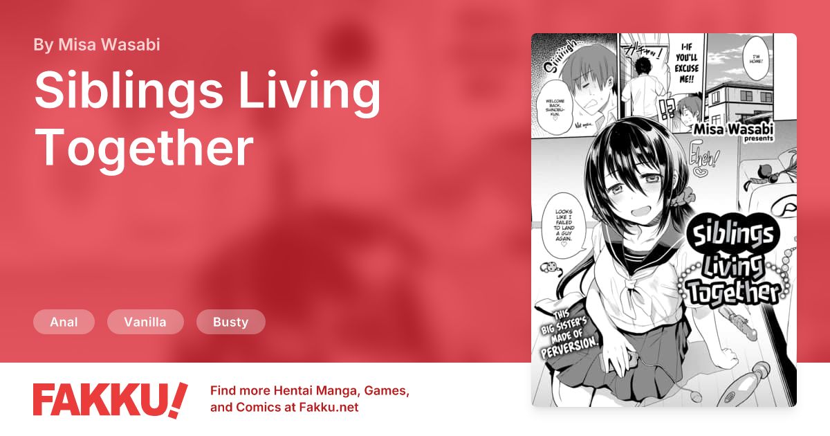 Siblings Living Together Hentai by Misa Wasabi - FAKKU