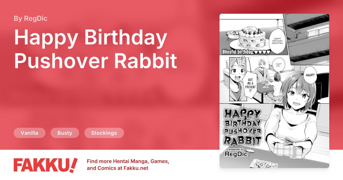Happy Birthday Pushover Rabbit Hentai by RegDic - FAKKU