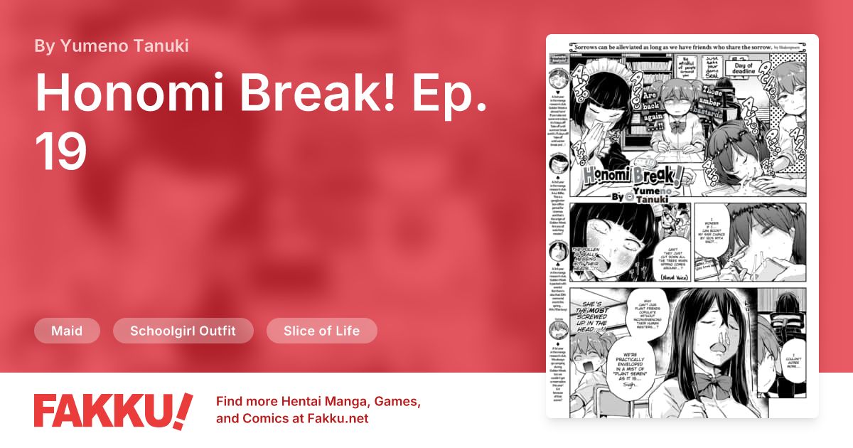 Honomi Break! Ep. 19 Hentai by Yumeno Tanuki - FAKKU