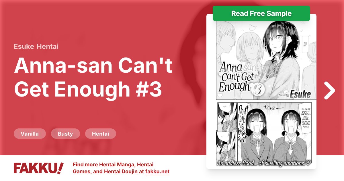  Anna-san Can't Get Enough #3 Hentai by Esuke - FAKKU
