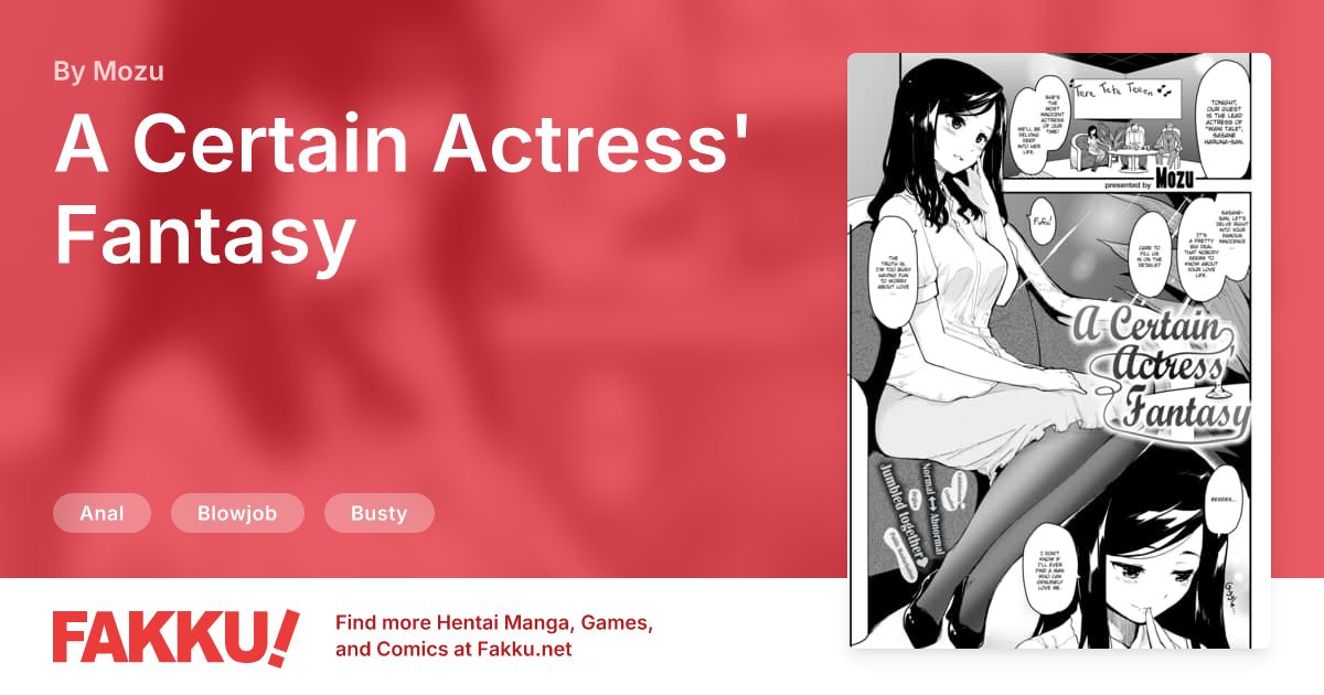 A Certain Actress' Fantasy Hentai by Mozu - FAKKU