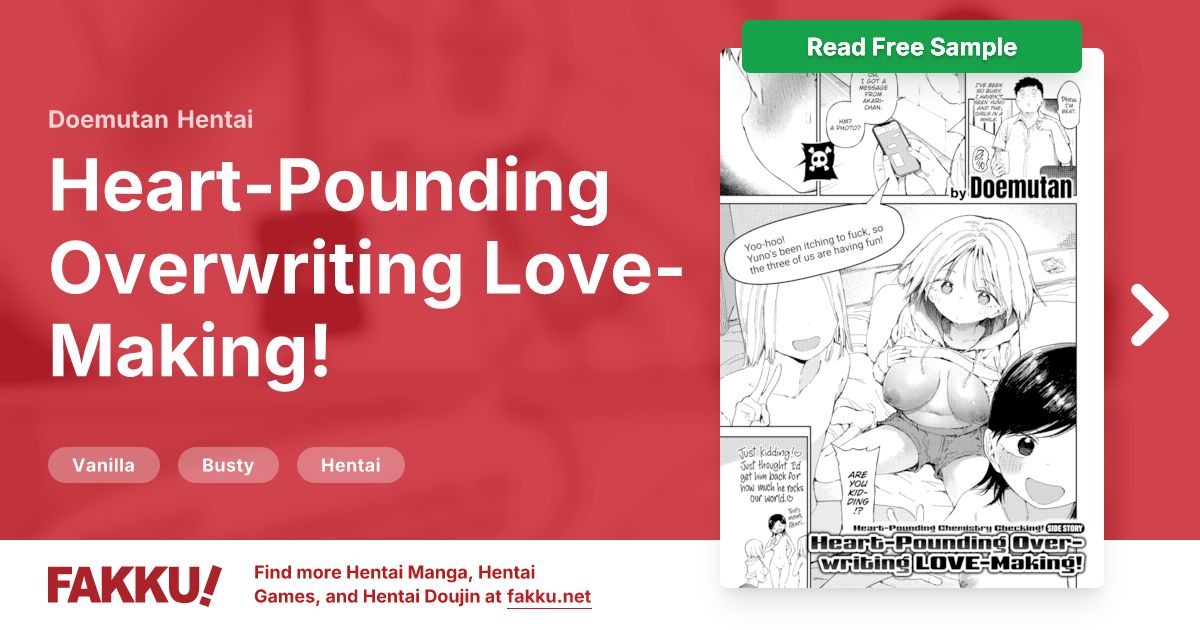 Heart-Pounding Overwriting Love-Making! Hentai by Doemutan - FAKKU