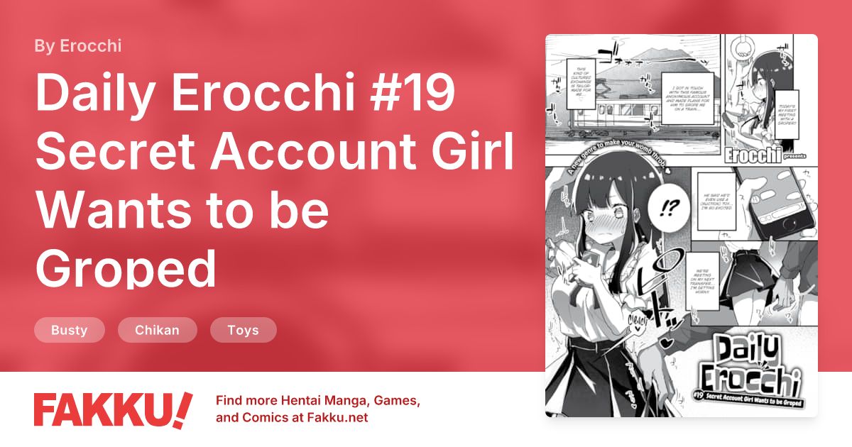 Daily Erocchi #19 Secret Account Girl Wants to be Groped Hentai by Erocchi - FAKKU
