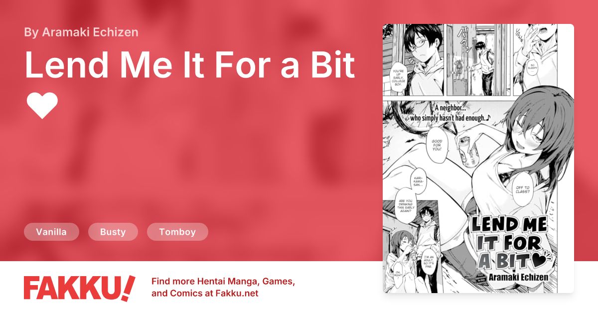 Lend Me It For a Bit ♥ Hentai by Aramaki Echizen - FAKKU