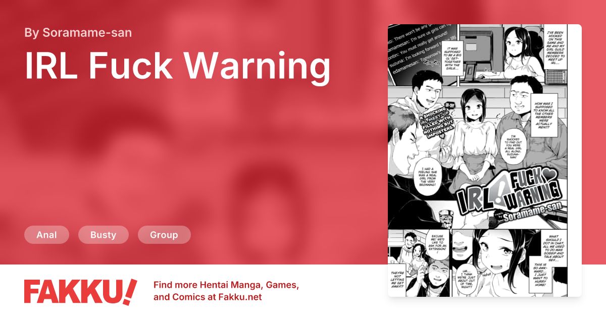 IRL Fuck Warning Hentai by Soramame-san - FAKKU