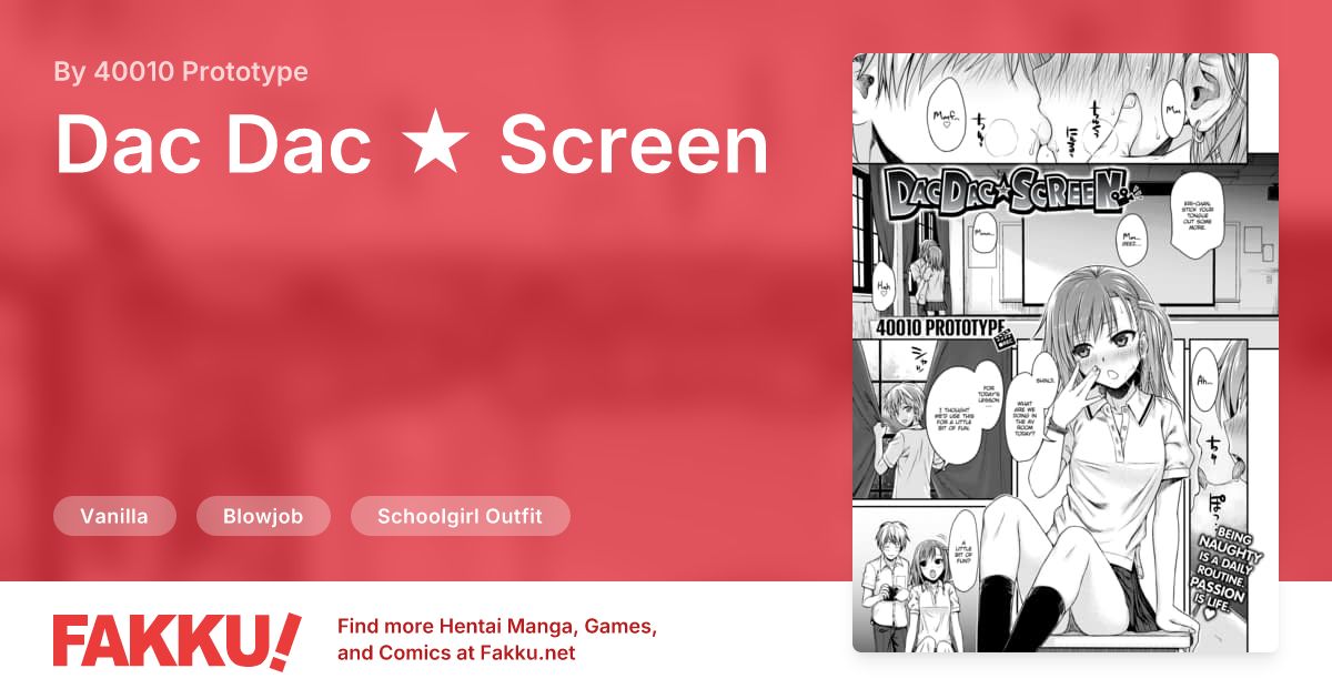  Dac Dac ★ Screen Hentai by 40010 Prototype - FAKKU