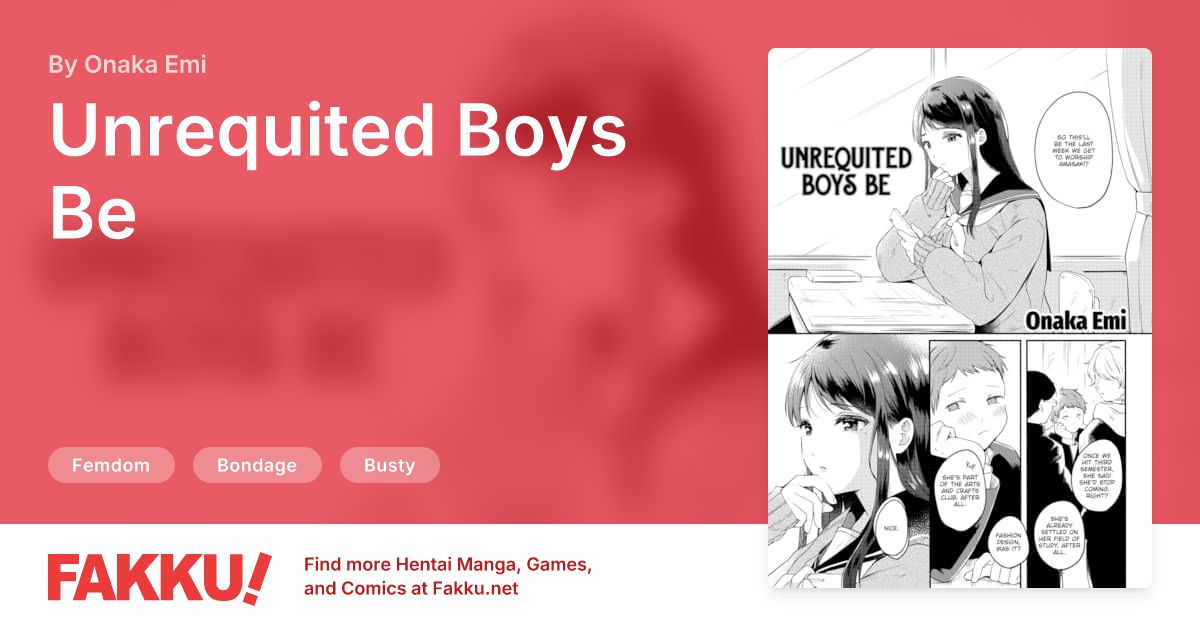 Unrequited Boys Be Hentai by Onaka Emi - FAKKU