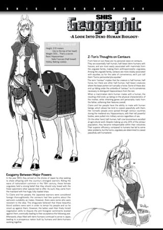 SHIS Geographic -A Look Into Demi-Human Biology- Hentai Cover Image