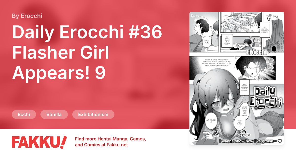 Daily Erocchi #36 Flasher Girl Appears! 9 Hentai by Erocchi - FAKKU