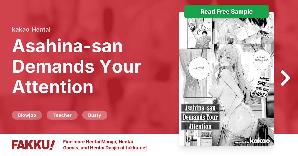 Asahina-san Demands Your Attention Hentai by kakao - FAKKU