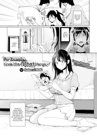 For Example, Kinda Like in That Manga Hentai Cover Image