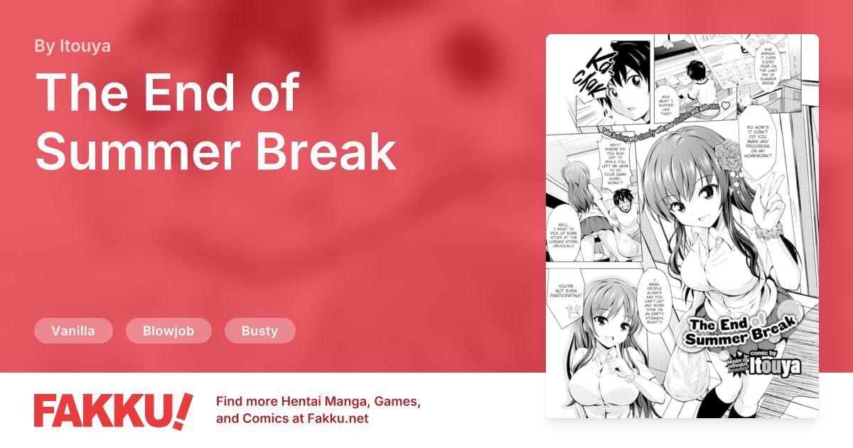 The End of Summer Break Hentai by Itouya - FAKKU