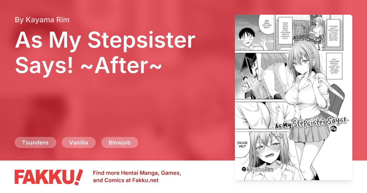 As My Stepsister Says! ~After~ Hentai by Kayama Rim - FAKKU